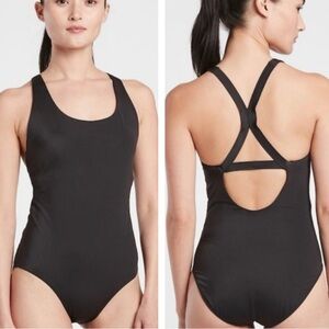 Athleta Black Women's One Piece Swimsuit